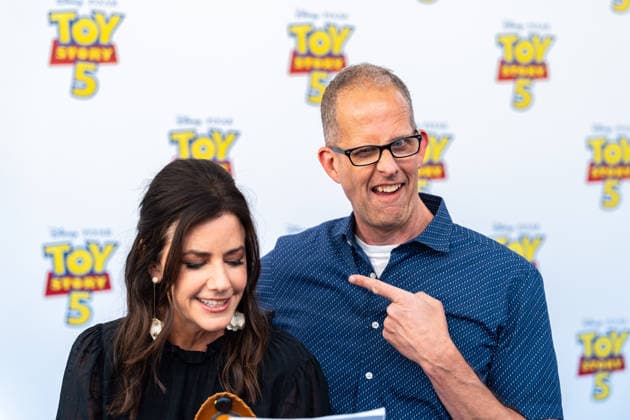 June 12, 2026, Madrid, Madrid, SPAIN: PETE DOCTER and LINDSEY COLLINS attend the official premiere of Toy Story 5 in Madrid. Madrid SPAIN  - ZUMAc270 20260612_zip_c270_029 Copyright: xDavidxCruzxSanzx