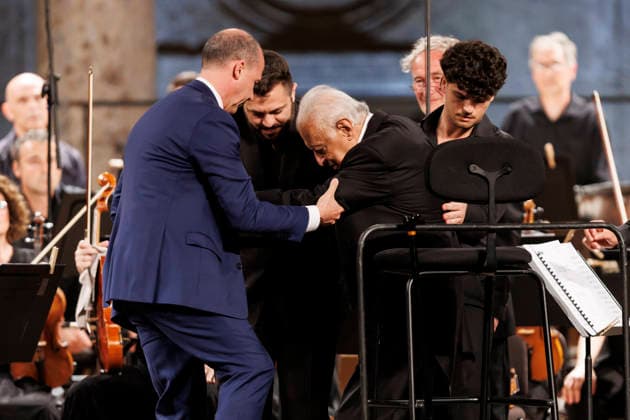 Queen Sofia presides in Granada the inaugural concert of the 75th International Festival of Music and Dance The conductor Zubin Mehtaen conducts the inaugural concert of the 75th edition of the International Festival of Music and Dance of Granada On June 12, 2026 in Granada, Andalusia Spain Queen Sofia presides in the Palace of Carlos V the inaugural concert of the 75th edition of the International Festival of Music and Dance of Granada The event is also attended by the acting councilors of Culture and Sport, Patricia del Pozo, and of Development, Territorial Articulation and Housing, Rocío Díaz, along with the Mayor of Granada, Marifrán Carazo, and the President of the Diputación de Granada, Francis Rodríguez The event marks the beginning  Copyright: xÃlexxCamarax 7593130