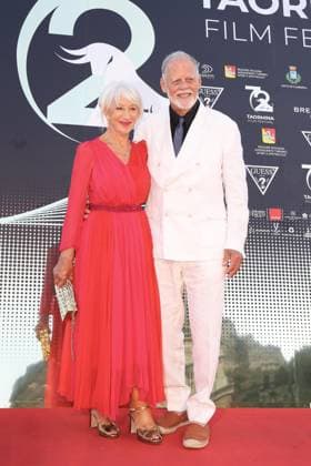 News - 72nd TAORMINA FILM FESTIVAL 2026 day3 72nd Taormina Film Festival 2026, day 3. Helen Mirren and Taylor Hackford attend the red carpet of 72nd Taormina Film Festival during 72nd TAORMINA FILM FESTIVAL 2026 day3, News in Taormina, Italy, June 12 2026 Taormina Taormina Italy Copyright: xMassimilianoxCarnabucix xLiveMediax LPN_2514504