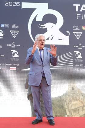 News - 72nd TAORMINA FILM FESTIVAL 2026 day3 72nd Taormina Film Festival 2026, day 3. Giancarlo Giannini attends the red carpet of 72nd Taormina Film Festival during 72nd TAORMINA FILM FESTIVAL 2026 day3, News in Taormina, Italy, June 12 2026 Taormina Taormina Italy Copyright: xMassimilianoxCarnabucix xLiveMediax LPN_2514521