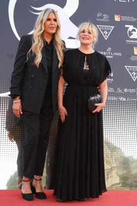 News - 72nd TAORMINA FILM FESTIVAL 2026 day3 72nd Taormina Film Festival 2026, day 3. Tiziana Rocca and Emmanuelle Seigner attend the red carpet of 72nd Taormina Film Festival during 72nd TAORMINA FILM FESTIVAL 2026 day3, News in Taormina, Italy, June 12 2026 Taormina Taormina Italy Copyright: xMassimilianoxCarnabucix xLiveMediax LPN_2514531
