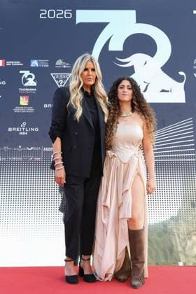 News - 72nd TAORMINA FILM FESTIVAL 2026 day3 72nd Taormina Film Festival 2026, day 3. Tiziana Rocca and Delia attend the red carpet of 72nd Taormina Film Festival during 72nd TAORMINA FILM FESTIVAL 2026 day3, News in Taormina, Italy, June 12 2026 Taormina Taormina Italy Copyright: xMassimilianoxCarnabucix xLiveMediax LPN_2514536