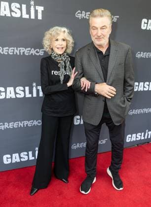 June 12, 2026, Bronx, New York, USA: Jane Fonda and Alec Baldwin attend premiere of documentary Gaslit at IFC in New York, NY on June 12, 2026. Bronx USA - ZUMAr339 20260612_znp_r339_246 Copyright: xLevxRadinx