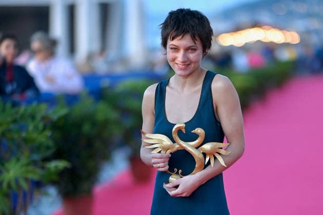 40th Cabourg Film Festival Day 3 FC Nastya Golubeva Carax awarded Best Female Revelation during Day Three of the 40th Cabourg Film Festival on June 12, 2026 in Cabourg, France.. Photo by Franck Castel ABACAPRESS.COM Cabourg  Copyright: xCastelxFranck ABACAx