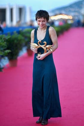 40th Cabourg Film Festival Day 3 FC Nastya Golubeva Carax awarded Best Female Revelation during Day Three of the 40th Cabourg Film Festival on June 12, 2026 in Cabourg, France.. Photo by Franck Castel ABACAPRESS.COM Cabourg  Copyright: xCastelxFranck ABACAx