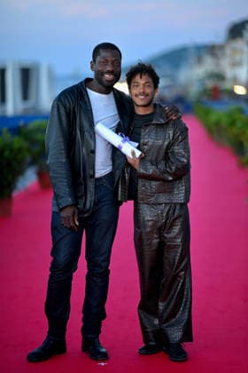 40th Cabourg Film Festival Day 3 FC Erwan Kepoa Falé and Gaël Kamilindi pose with their award on the red carpet during Day Three of the 40th Cabourg Film Festival on June 12, 2026 in Cabourg, France. Photo by Franck Castel ABACAPRESS.COM Cabourg  Copyright: xCastelxFranck ABACAx