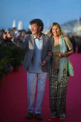 40th Cabourg Film Festival Day 3 FC Robert Charlebois and his wife attend the red carpet during Day Three of the 40th Cabourg Film Festival on June 12, 2026 in Cabourg, France. Photo by Franck Castel ABACAPRESS.COM Cabourg  Copyright: xCastelxFranck ABACAx