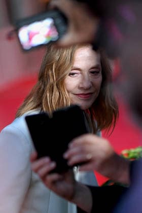 40th Cabourg Film Festival Day 3 FC Isabelle Huppert poses with her honorary Swann award on the red carpet during Day Three of the 40th Cabourg Film Festival on June 12, 2026 in Cabourg, France. Photo by Franck Castel ABACAPRESS.COM Cabourg  Copyright: xCastelxFranck ABACAx