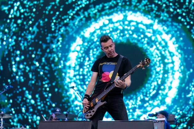 June 12, 2026, Porto, Portugal: Nick Chaplin of the British shoegaze band Slowdive performs during Primavera Sound Porto 2026 at Parque da Cidade. Porto Portugal - ZUMAs197 20260612_aaa_s197_308 Copyright: xDiogoxBaptistax