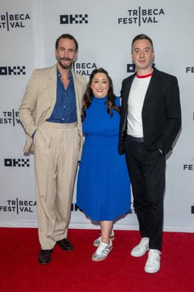 June 12, 2026, New York, United States: (L-R) Joseph Fiennes, Breanne L. Heldman and James Graham attend Dear England Premiere during the 2026 Tribeca Film Festival at the SVA Theatre on June 12, 2026 in New York City. New York United States - ZUMAs197 20260612_aaa_s197_391 Copyright: xRonxAdarx