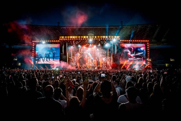 Music Concert - LIGABUE - CERTE NOTTI TOUR 2026 Ligabue during LIGABUE - CERTE NOTTI TOUR 2026, Music Concert in ROME, Italy, June 12 2026 ROME STADIO OLIMPICO DI ROMA Italy Copyright: xTommasoxNotarangelox xLiveMediax LPM_2514563