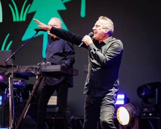 Andy McCluskey of OMD performing live at the Hampton Court Palace Festival in London, UK on 12th June 2026 Andy McCluskey of OMD performing live at the Hampton Court Palace Festival in London, UK on 12th June 2026, Credit:Manuela Langotsch Avalon United Kingdom, London, Hampton Court Palace Festival  Copyright: xManuelaxLangotschx xAvalonx 1109783484