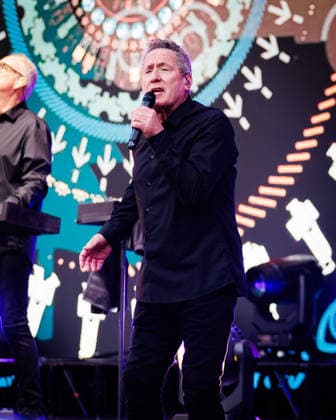 Andy McCluskey of OMD performing live at the Hampton Court Palace Festival in London, UK on 12th June 2026 Andy McCluskey of OMD performing live at the Hampton Court Palace Festival in London, UK on 12th June 2026, Credit:Manuela Langotsch Avalon United Kingdom, London, Hampton Court Palace Festival  Copyright: xManuelaxLangotschx xAvalonx 1109783516