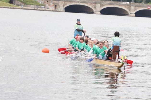 20. Drachenboot Cup der Michael Stich Stiftung Michael Stich u.a., 20ter Drachenboot Cup der Michael Stich Stiftung , Alster hamburg, 12.06.2026 *** 20 Dragon Boat Cup of the Michael Stich Foundation Michael Stich and others , 20th Dragon Boat Cup of the Michael Stich Foundation , Alster hamburg, 12 06 2026 Copyright: xEventpressxBecherx