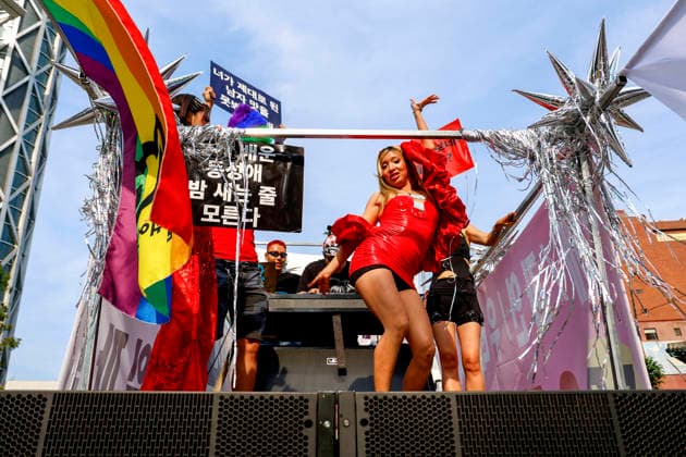 Annual LGBTQ Pride Parade held in central Seoul Participants march during the 27th Seoul Queer Parade in downtown Seoul, South Korea, on June 13, 2026. Seoul South Korea  Copyright: xMatrixxImagesx xJungxUi-Chelx