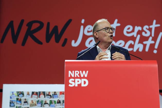 Landesdelegiertenkonferenz 2026 am 13.06.2026 im The Frame in Düsseldorf Jochen Ott ( Spitzenkandidat für die Landtagswahl 2027 der NRWSPD ) *** State Delegates Conference 2026 on 13 06 2026 at The Frame in Düsseldorf Jochen Ott Top candidate for the 2027 NRWSPD state elections xstx