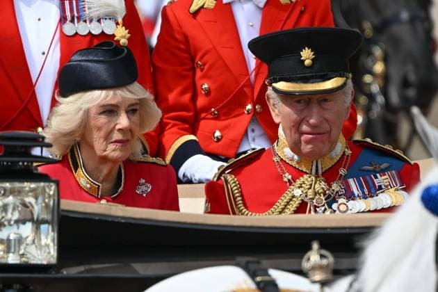 Trooping the Colour marks King Charles III’s official birthday in London LONDON, UNITED KINGDOM - JUNE 13: King Charles and Queen Camilla leaves at Buckingham Palace for the Trooping the Colour ceremony marking the official birthday of King Charles III in London, United Kingdom, on June 13, 2026. The centuries-old ceremonial event brings together members of the Royal Family and military units of the Household Division for annual celebrations. Rasid Necati Aslim Anadolu London United Kingdom. Editorial use only. Please get in touch for any other usage.  Copyright: x2026xAnadoluxRasidxNecatixAslimx