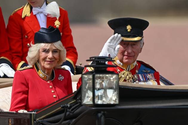 Trooping the Colour marks King Charles III’s official birthday in London LONDON, UNITED KINGDOM - JUNE 13: King Charles and Queen Camilla leaves at Buckingham Palace for the Trooping the Colour ceremony marking the official birthday of King Charles III in London, United Kingdom, on June 13, 2026. The centuries-old ceremonial event brings together members of the Royal Family and military units of the Household Division for annual celebrations. Rasid Necati Aslim Anadolu London United Kingdom. Editorial use only. Please get in touch for any other usage.  Copyright: x2026xAnadoluxRasidxNecatixAslimx