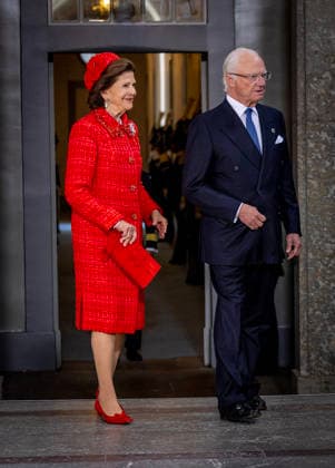 13-06-2026 Sweden Te Deum on the occasion of the celebration of the King and Queens Golden wedding anniversary in Stockholm. King Carl Gustaf and Queen Silvia Â  Copyright: xPPEx