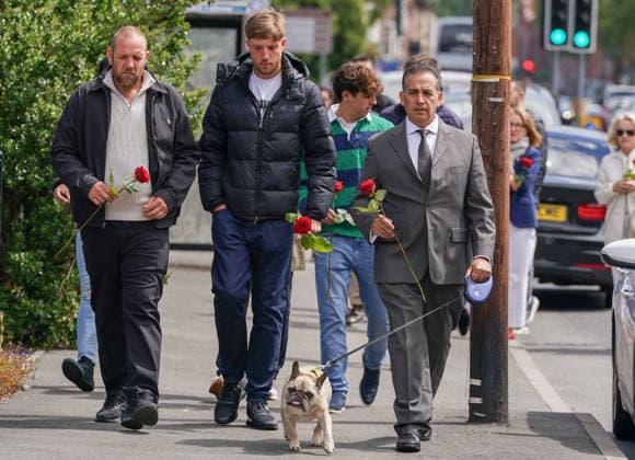 June 13, 2026, Nottingham, East Midlands, UK: Nottingham, UK. Dr Sanjoy Kumar (R) The father of Grace O Malley Kumar, and Darren Coates (L) the son of Ian Coates take part in a memorial walk to lay flowers on Ilkeston Road in Nottingham. Today marks the third anniversary after Valdo Calocane murdered Barnaby Webber, Grace OÃ¢â‚¬â ¢Malley-Kumar and Ian Coates in Nottingham on 13 June 2026. Nottingham UK  - ZUMAl94_ 20260613_zaf_l94_057 Copyright: xIoannisxAlexopoulosx