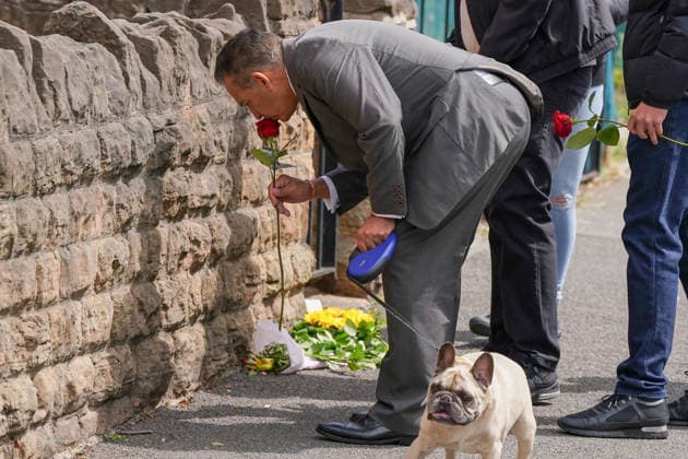 June 13, 2026, Nottingham, East Midlands, UK: Nottingham, UK. Dr Sanjoy Kumar, The father of Grace O Malley Kumar, lays flowers on Ilkeston Road in Nottingham. Today marks the third anniversary after Valdo Calocane murdered Barnaby Webber, Grace OÃ¢â‚¬â ¢Malley-Kumar and Ian Coates in Nottingham on 13 June 2026. Nottingham UK  - ZUMAl94_ 20260613_zaf_l94_058 Copyright: xIoannisxAlexopoulosx