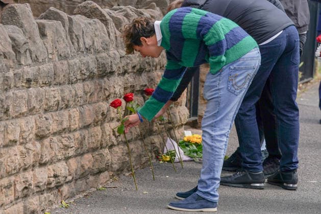 June 13, 2026, Nottingham, East Midlands, UK: Nottingham, UK. James O Malley Kumar, The brother of Grace O Malley Kumar, lays flowers on Ilkeston Road in Nottingham. Today marks the third anniversary after Valdo Calocane murdered Barnaby Webber, Grace OÃ¢â‚¬â ¢Malley-Kumar and Ian Coates in Nottingham on 13 June 2026. Nottingham UK  - ZUMAl94_ 20260613_zaf_l94_059 Copyright: xIoannisxAlexopoulosx