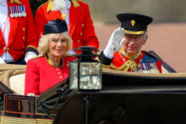 June 13, 2026, London, London, UK: London, UK. Queen Camilla and King Charles III attend Trooping The Colour to mark King Charles III Birthday. London UK  - ZUMAl94_ 20260613_zaf_l94_068 Copyright: xRayxTangx