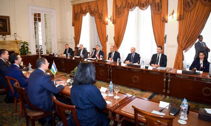 Egyptian Foreign Minister Badr Abdel-Aty met with his Uzbek counterpart, Bakhtiar Saidov, during talks in Cairo Egyptian Foreign Minister Badr Abdel-Aty met with his Uzbek counterpart, Bakhtiar Saidov, during talks in Cairo, Egypt, on June 13, 2026. The two sides discussed strengthening bilateral relations and regional and international developments. Photo by Egyptian Foreign MinisterOffice apaimages Cairo Cairo Egypt 130626_Egypt_EPO_00(5) Copyright: xapaimagesxEgyptianxForeignxMinisterOfficex xapaimagesx