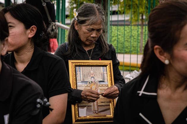 Thai king s eldest daughter Princess Bajrakitiyabha dies after prolonged illness BANGKOK, THAILAND - JUNE 13: A mourner reacts to while holding a framed portrait of HRH Princess Bajrakitiyabha near? the? Grand? Palace, on June 13, 2026 in Bangkok, Thailand.According to a statement released by the Thai Bureau of the Royal Household on 12 June 2026, HRH Princess Bajrakitiyabha died at King Chulalongkorn Memorial Hospital at the age of 47. Wissarut Weerasopon Anadolu Banghok Thailand. Editorial use only. Please get in touch for any other usage.  Copyright: x2026xAnadoluxWissarutxWeerasoponx