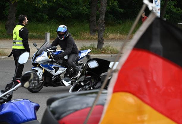 Bikers rally for road safety in Berlin BERLIN , GERMANY - JUNE 13: Motorcycle riders participate in the More Attention for Bikers ride rally in Berlin, Germany, on June 13, 2026. The event seeks to raise awareness of motorcycle safety, advocate for safer road conditions, and ensure that the interests of bikers are considered in transportation policy. Volodymyr Sindieiev Anadolu Berlin Germany. Editorial use only. Please get in touch for any other usage.  Copyright: x2026xAnadoluxVolodymyrxSindieievx