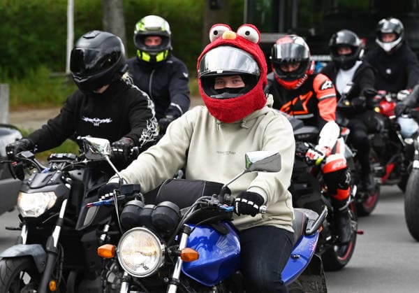 Bikers rally for road safety in Berlin BERLIN , GERMANY - JUNE 13: Motorcycle riders participate in the More Attention for Bikers ride rally in Berlin, Germany, on June 13, 2026. The event seeks to raise awareness of motorcycle safety, advocate for safer road conditions, and ensure that the interests of bikers are considered in transportation policy. Volodymyr Sindieiev Anadolu Berlin Germany. Editorial use only. Please get in touch for any other usage.  Copyright: x2026xAnadoluxVolodymyrxSindieievx