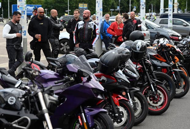 Bikers rally for road safety in Berlin BERLIN , GERMANY - JUNE 13: Motorcycle riders participate in the More Attention for Bikers ride rally in Berlin, Germany, on June 13, 2026. The event seeks to raise awareness of motorcycle safety, advocate for safer road conditions, and ensure that the interests of bikers are considered in transportation policy. Volodymyr Sindieiev Anadolu Berlin Germany. Editorial use only. Please get in touch for any other usage.  Copyright: x2026xAnadoluxVolodymyrxSindieievx