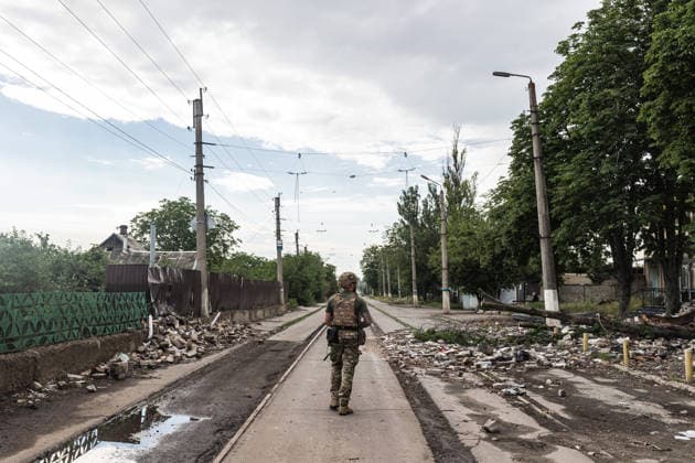 Aftermath of Russian attack on Ukraine s Sloviansk and Druzhkivka DRUZHKIVKA, UKRAINE - JUNE 13: A view of destruction following the Russian attack on the city of Druzhkivka, Ukraine, 13 June 2026. Diego Herrera Carcedo Anadolu Druzhkivka Ukraine. Editorial use only. Please get in touch for any other usage.  Copyright: x2026xAnadoluxDiegoxHerreraxCarcedox