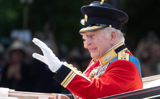 June 13, 2026, London, England, United Kingdom: King CHARLES III during the Trooping the Colour ceremony in London as he celebrates his official birthday. London United Kingdom  - ZUMAs262 20260613_zip_s262_050 Copyright: xTayfunxSalcix