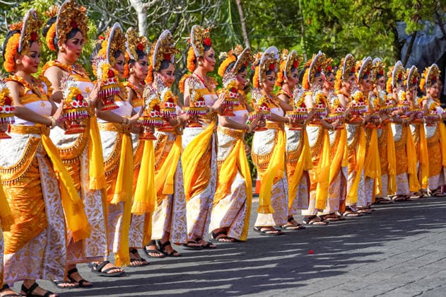 (260613) -- BALI, June 13, 2026 -- Performers participate in Peed Aya, an opening parade of the Bali Arts Festival 2026 in Denpasar, Bali, Indonesia, June 13, 2026. The annual cultural event runs from June 13 to July 11 this year. (Photo by Xinhua) INDONESIA-BALI-ARTS FESTIVAL-OPENING PARADE DickyxBisinglasi 