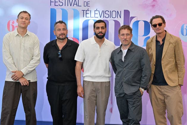 65th Monte Carlo Television Festival Photocall The Uniform Oscar Dyekjaer Giese, Jonas Alexander Arnby, Soheil Bavi, Anders August, Jonas Allen attending the photocall of The Uniform during the 65th Monte-Carlo Television Festival on June 13, 2026 in Monte-Carlo, Monaco. Photo by Julien Reynaud APS-Medias ABACAPRESS.COM Monte Carlo Monaco  Copyright: xReynaudxJulien APS-Medias ABACAx