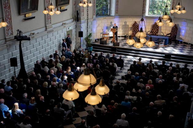 June 13, 2026, Dublin, Ireland: Prime Minister Mark Carney gives remarks at Trinity College in Dublin, on Saturday, June 13, 2026. Dublin Ireland  - ZUMAc35_ 20260613_zaf_c35_035 Copyright: xChristopherxKatsarovx