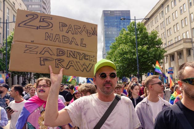 The 25th Pride Warsaw. 25 parades, still no rights. Warsaw Poland Copyright: xMikolajxJaneczekx