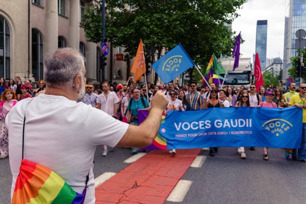 The 25th Pride Warsaw. Voices Gaudii choir. Warsaw Poland Copyright: xMikolajxJaneczekx