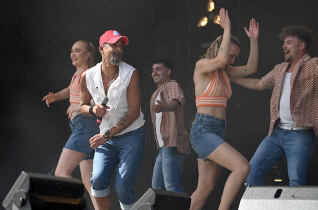 Mark MEDLOCK, Saenger, Musiker, singend, Gesang, Konzert, Inselfieber, SchlagerParty in Oberhausen am 13.06.2026, *** Mark MEDLOCK, singer, musician, singing, song, concert, island fever, SchlagerParty in Oberhausen on 13 06 2026,