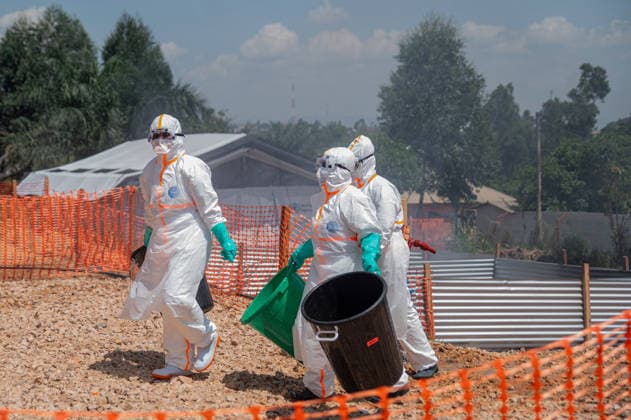 Ebola outbreak in Democratic Republic of Congo BUNIA, DEMOCRATIC REPUBLIC OF THE CONGO - JUNE 13: Personal protective equipment used by healthcare workers are also separated and transported to an incineration site for disposal in accordance with biomedical waste management protocols, as an infected citizen who has the Ebola virus has died in Bunia, Democratic Republic of the Congo (DRC), on June 13, 2026. Stringer Anadolu Bunia Democratic Republic of the Congo. Editorial use only. Please get in touch for any other usage.  Copyright: x2026xAnadoluxStringerx