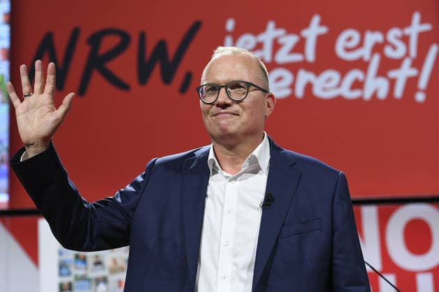 Landesdelegiertenkonferenz der NRWSPD am 13.06.2026 im The Frame in Düsseldorf Jochen Ott ( Spitzenkandidat für die Landtagswahl 2027 der NRWSPD ) *** NRWSPD state delegates conference on 13 06 2026 at The Frame in Düsseldorf Jochen Ott top candidate for the 2027 NRWSPD state elections xRx