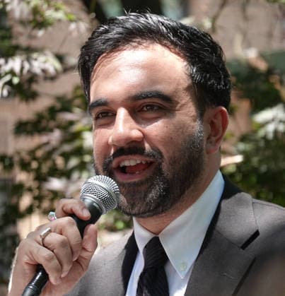 Mayor Zohran Mamdani at at rally supporting Eli Northrup, candidate for New York State Assembly District 69 at Straus Park in New York City on June 13, 2026. Photo Copyright: xHenryxMcGeex