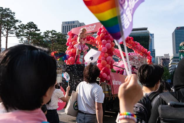 June 13, 2026, Seoul, South Korea: Drag artist GVAN performs on the parade car during the Seoul Queer Parade. The 27th Seoul Queer Parade (SQP) was held in Seoul, South Korea..It is a public cultural event held downtown every year to promote LGBTQIA+ visibility, human rights, cultural enjoyment, and pride. Seoul South Korea  - ZUMAs197 20260613_aaa_s197_172 Copyright: xSimonxShinx
