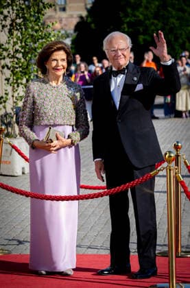 13-06-2026 Concert King Carl Gustaf and Queen Silvia arrive at the Royal Opera House for a golden wedding concert given in honor of the royal couple during their golden wedding anniversary celebrations in Stockholm, Sweden Â  Copyright: xPPEx