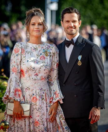 13-06-2026 Concert Princess Sofia and Prince Carl Philip arrive at the Royal Opera House for a golden wedding concert given in honor of the royal couple during their golden wedding anniversary celebrations in Stockholm, Sweden Â  Copyright: xPPEx