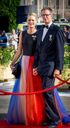 13-06-2026 Concert Princess Danica and Prince Philip of Serbia arrive at the Royal Opera House for a golden wedding concert given in honor of the royal couple during their golden wedding anniversary celebrations in Stockholm, Sweden Â  Copyright: xPPEx