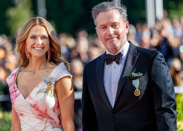 13-06-2026 Concert Princess Madeleine and Chris O Neill rrive at the Royal Opera House for a golden wedding concert given in honor of the royal couple during their golden wedding anniversary celebrations in Stockholm, Sweden Â  Copyright: xPPEx