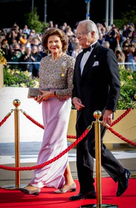 13-06-2026 Concert King Carl Gustaf and Queen Silvia arrive at the Royal Opera House for a golden wedding concert given in honor of the royal couple during their golden wedding anniversary celebrations in Stockholm, Sweden Â  Copyright: xPPEx