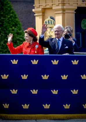 13-06-2026 Sweden Embarking Vasaorden, Skeppsbron on the occasion of the celebration of the King and Queens Golden wedding anniversary in Stockholm. King Carl Gustaf and Queen Silvia Â  Copyright: xPPEx